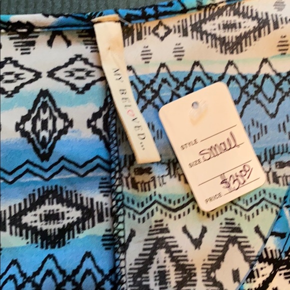 🌟NWT🌟 Short Sleeve Aztec Shift Dress - Picture 2 of 3